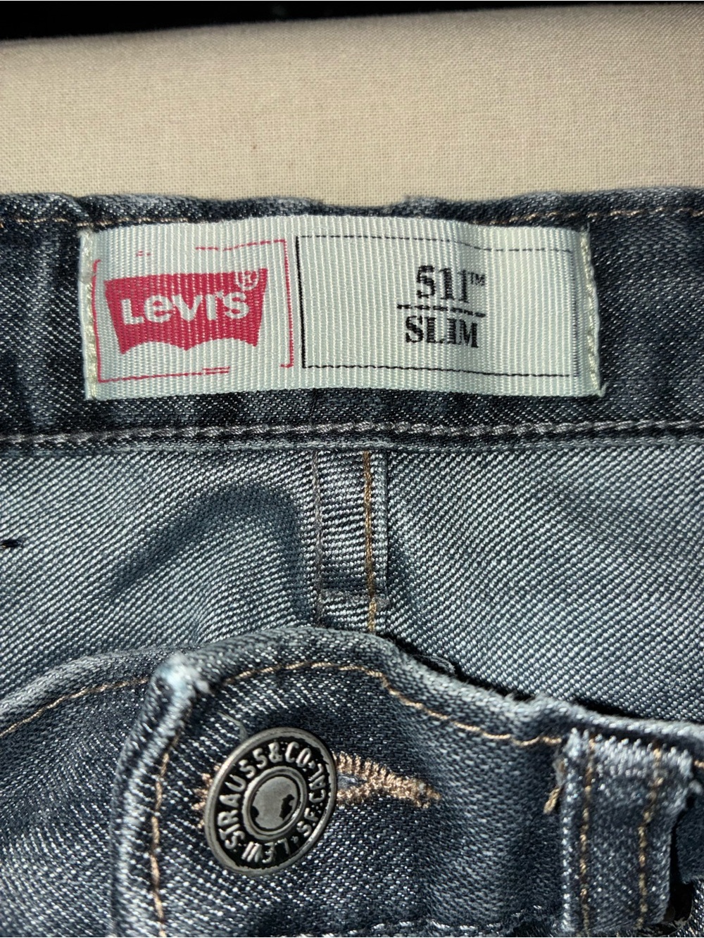 Levi's Blue Slim Jeans - Kids